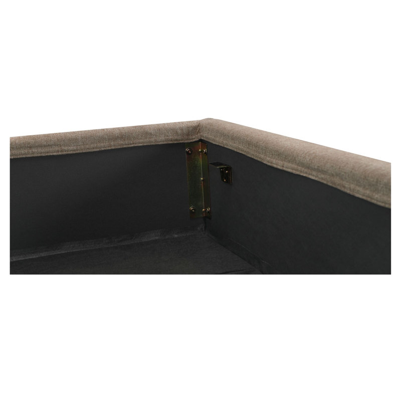 Weston King Storage Bed Cream, Brown, King