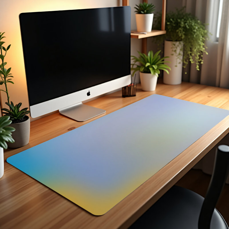 Polyester Desk Pad, 31.5x15.5