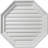 Octagon Functional Louvre 22"H x 22"W x 1 1/8"D Gable Vent