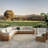  Courtyard 8' x Round Green Modern Rug-126643482