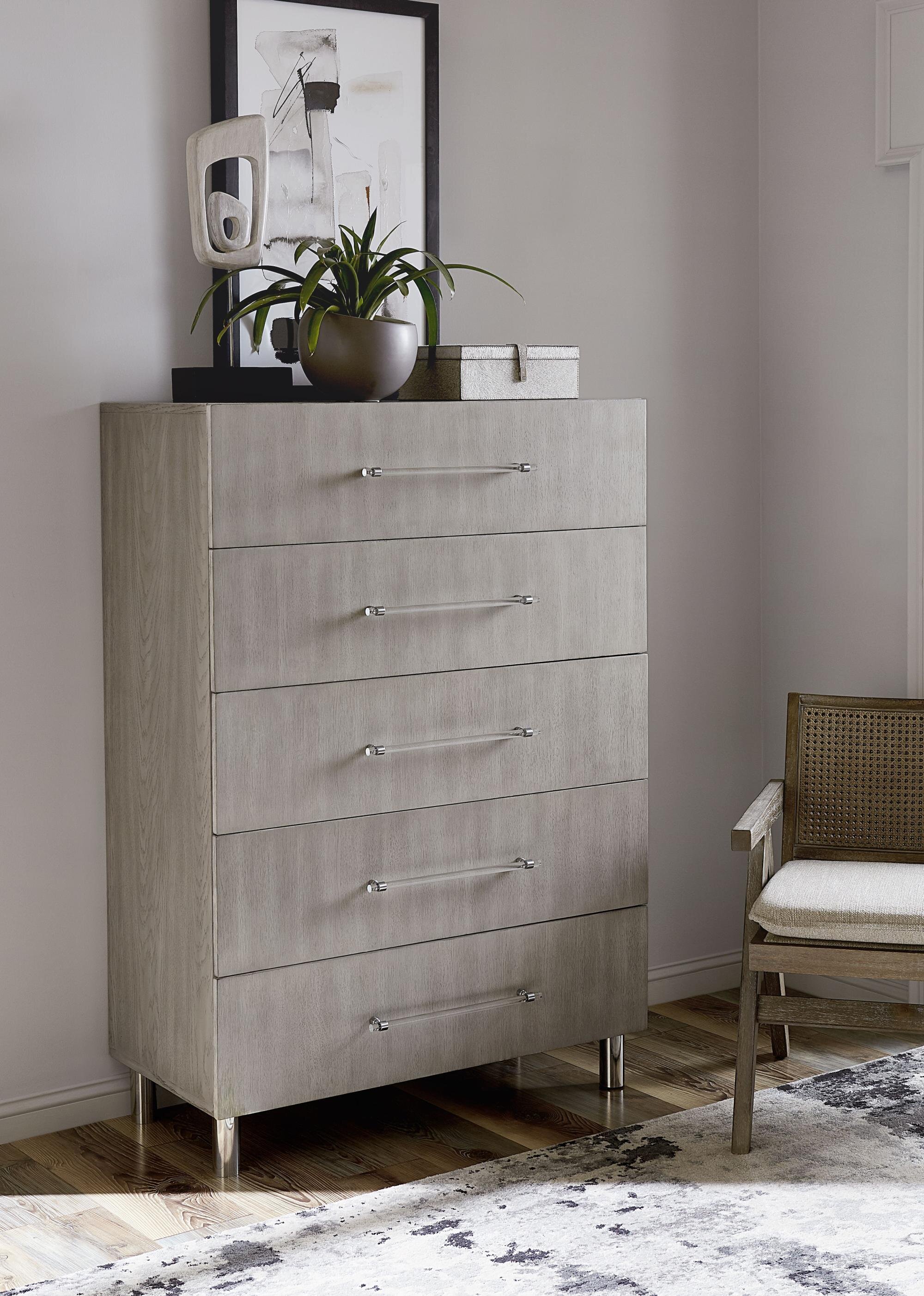 Latitude Run® Bystrík 5 - Drawer Dresser & Reviews | Wayfair