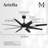 Ariella - Eight Blade Ceiling Fan - Integrated LED-2128242499-2128242510