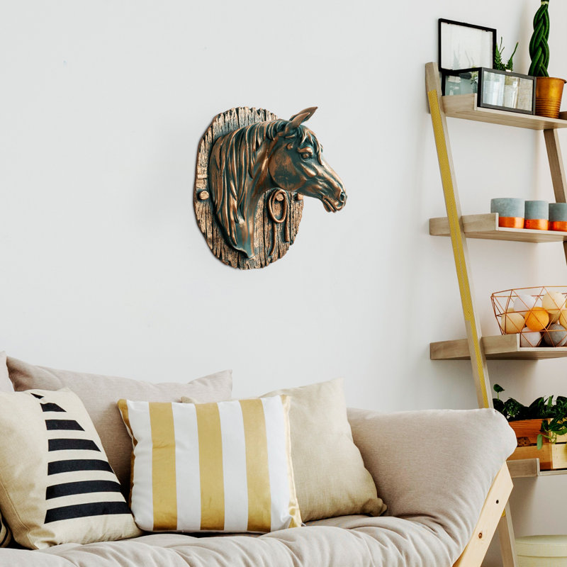 Decorative Wall Accessory, Green/Gold 