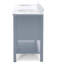 Meuble-lavabo double 61 po avec plateau en marbre Avyn-1022981568