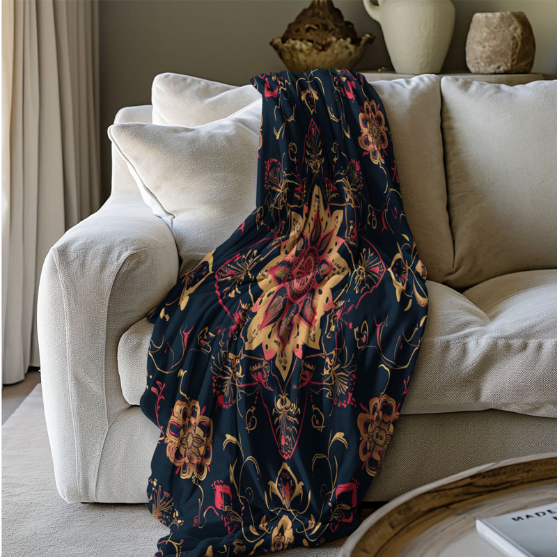 Jeté Enigmatic Weaves - 1 Piece Premium Sherpa Blanket, Lit simple