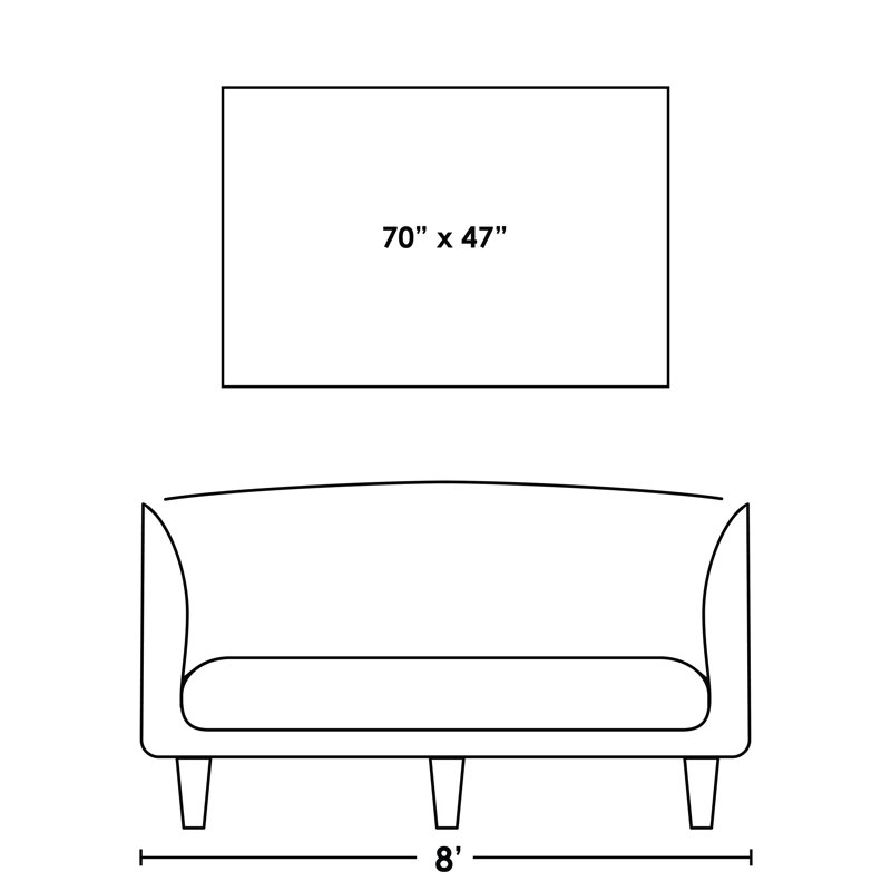 Lime Light Print, Outdoor, 47" H x 70" W x 1.5" D