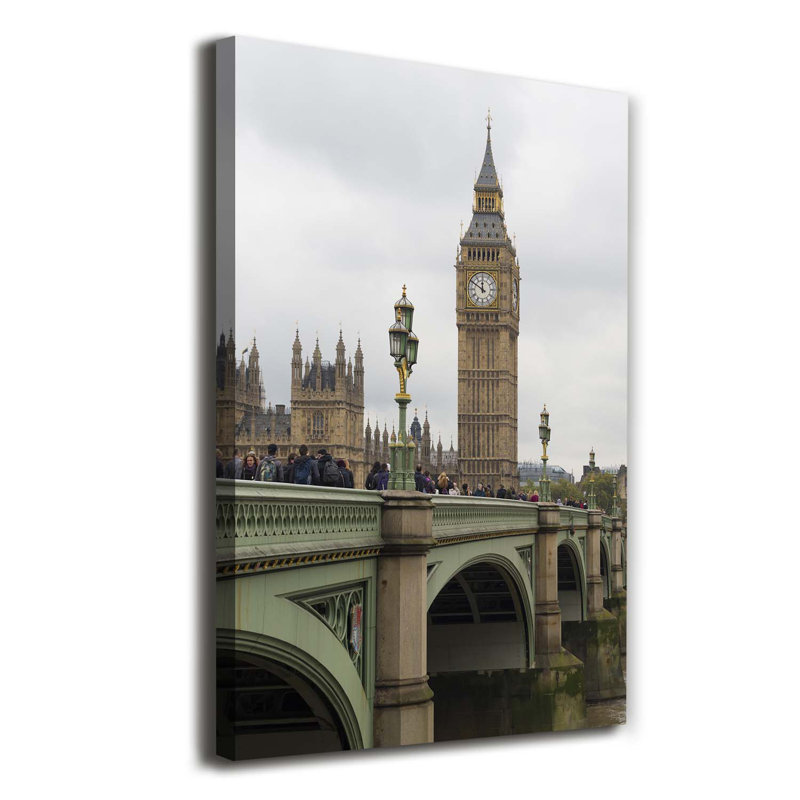 Brick Wall - Wrapped Canvas Print