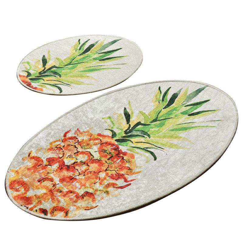 Ensemble de tapis de bain de qualité supérieure (2 pièces) en polyester antidérapant de 19,7 po x 23,6 po et de 23,6 po x 39,4 po | Antiallergique, anti-poussière et anti-taches, 700 gr / m² | Lavable à la machine, parfait pour la décoration de salle de bain