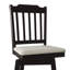 Ensemble de salle à manger à hauteur de comptoir 5 pièces avec chaises pivotantes rembourrées, noir-387443671