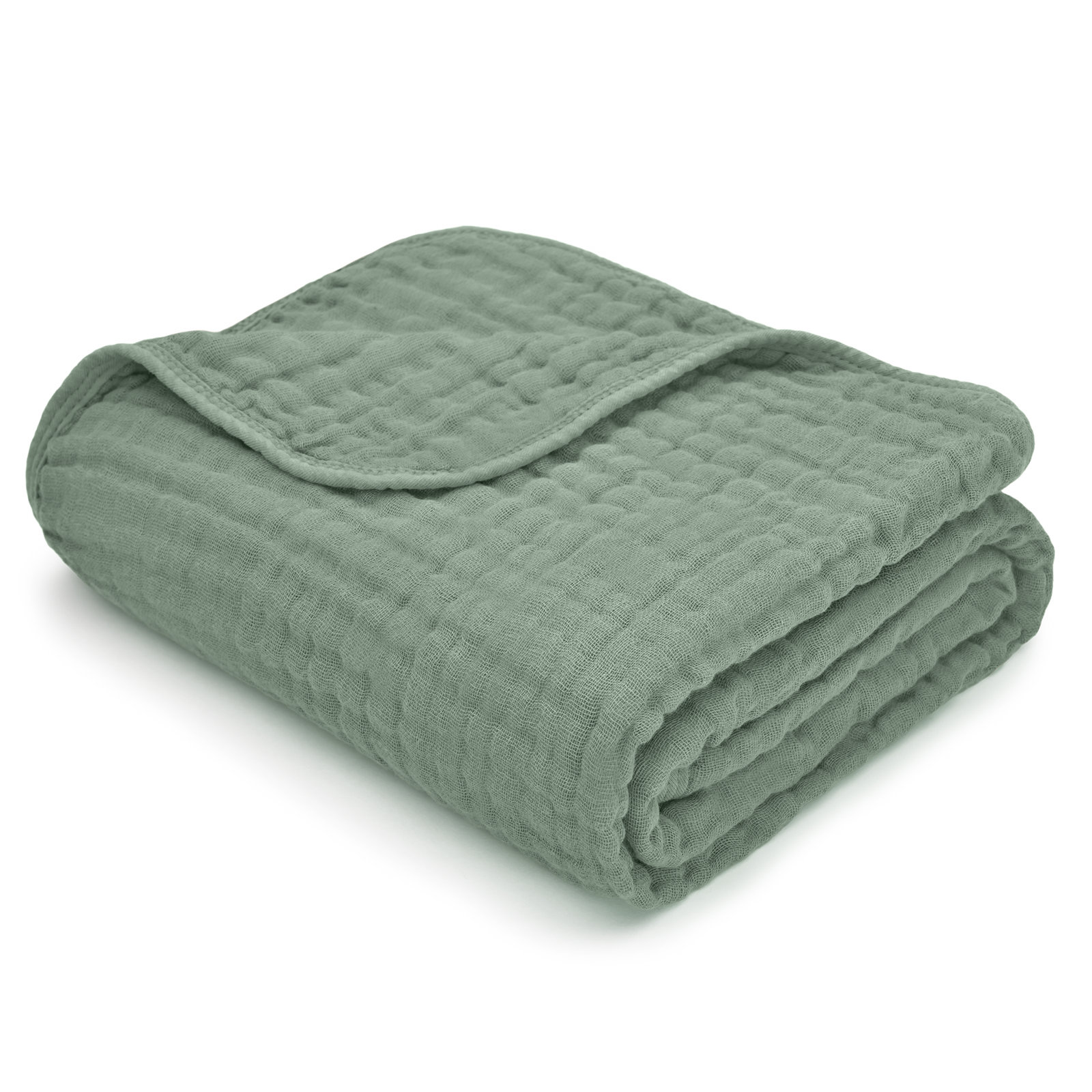 Karlina Muslin Blanket, Baby, Fern