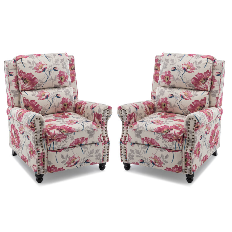 Ameiah Recliner, Pattern White
