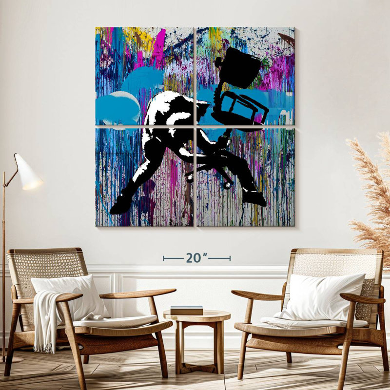Leisha F The Office, 57" H x 57" W