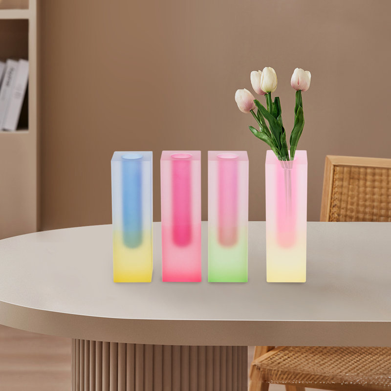 Helayne Colorful Acrylic Vases