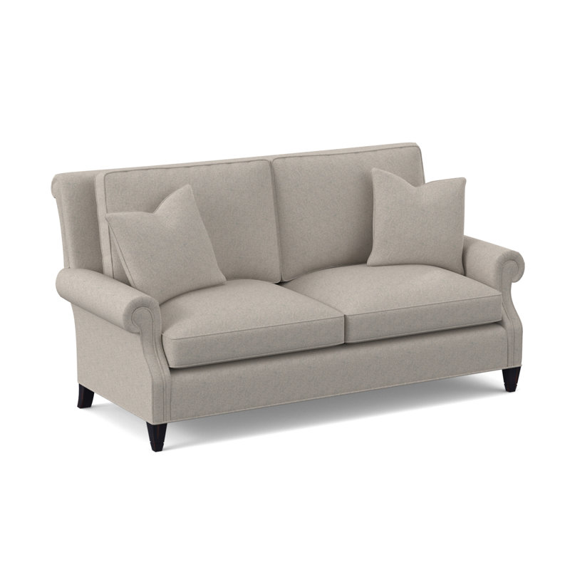 Library Sofa, Vintage Ebony, Elise Linen