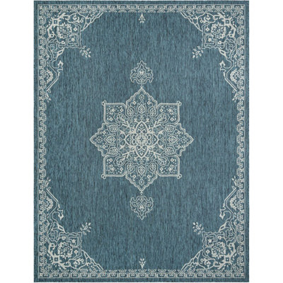 Transitional Tollefson Area Rug Deep Green Colour