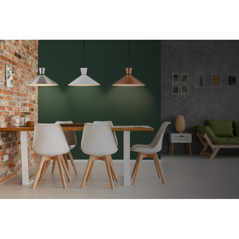Kyler 1 - Light Cone Pendant, Satin Nickel