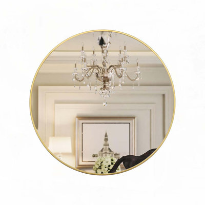 42" Round Bathroom Wall Mirror