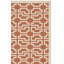 Tapis intérieur / extérieur terre cuite / beige Arneshia-1666351054