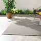 Trellis Grey Handwoven Indoor/Outdoor Rug