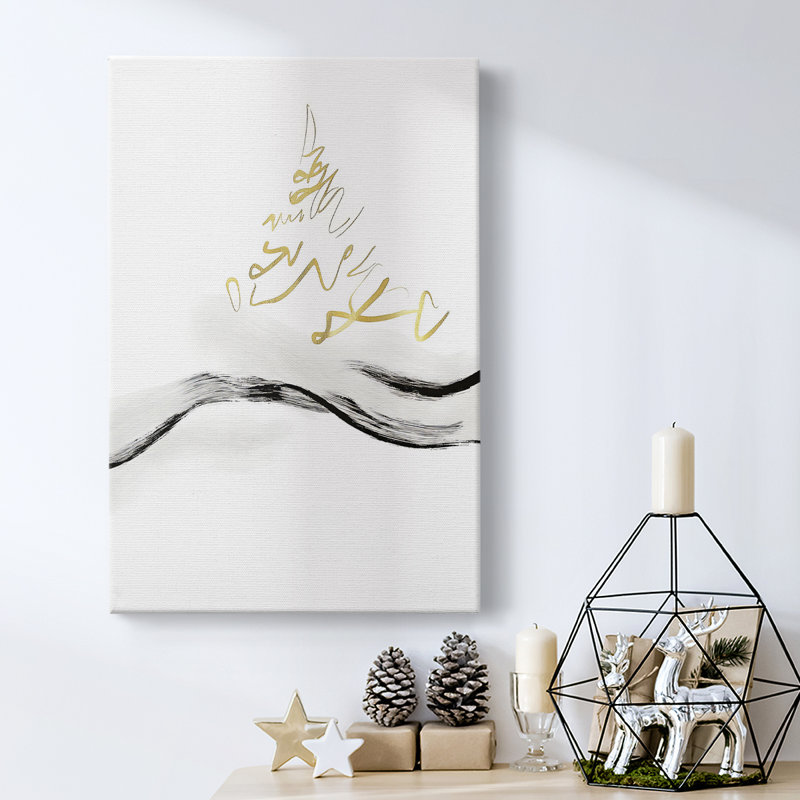 Art des Fêtes de Noël - Toile tendue avec châssis CCDXLIV, H 27 po x l 18 po