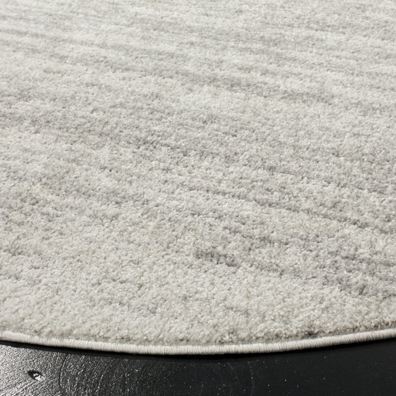 Tapis gris / gris clair Bethlyn, Ovale 6 pi x 8 pi
