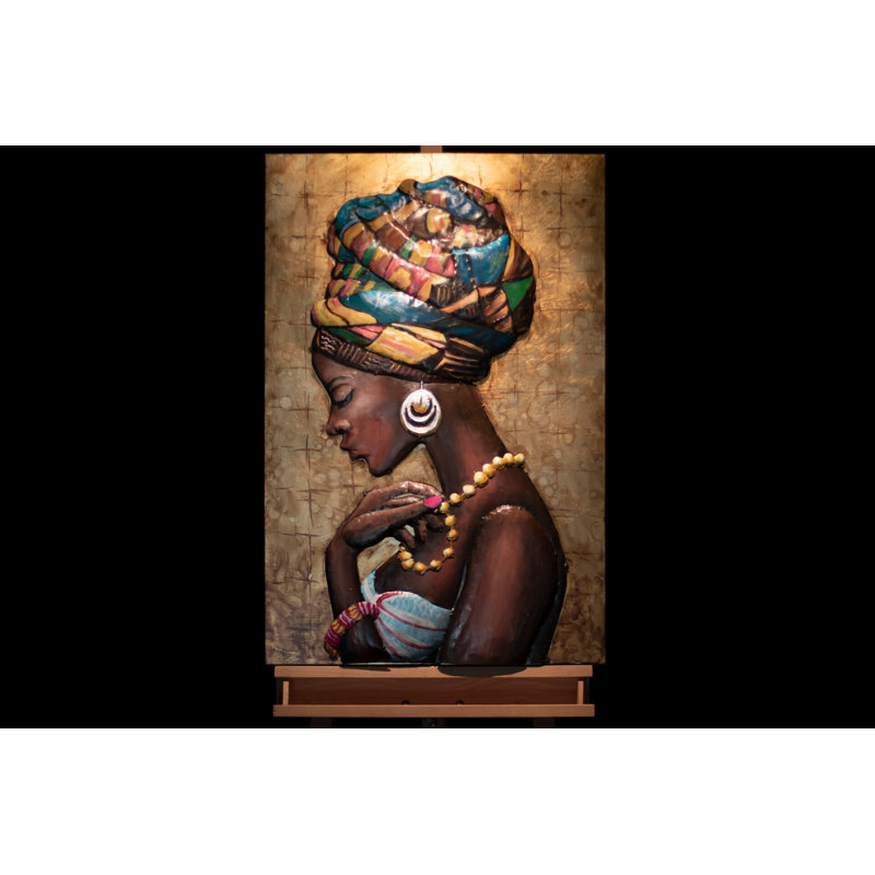 Handmade Glam People Wall Decor on Metal