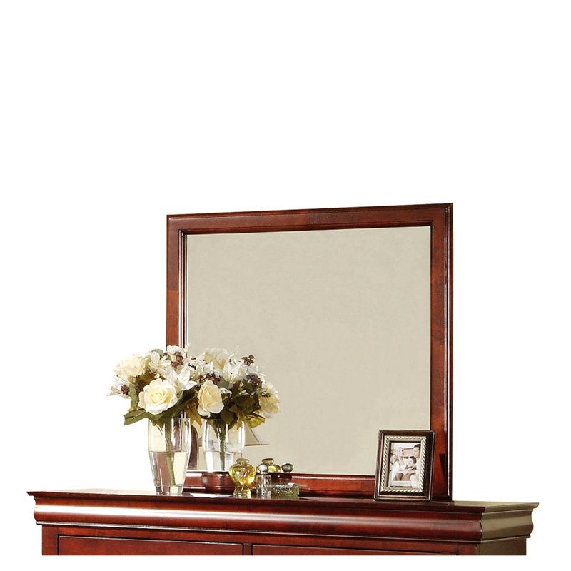 Louis Philippe Cherry Finish Mirror