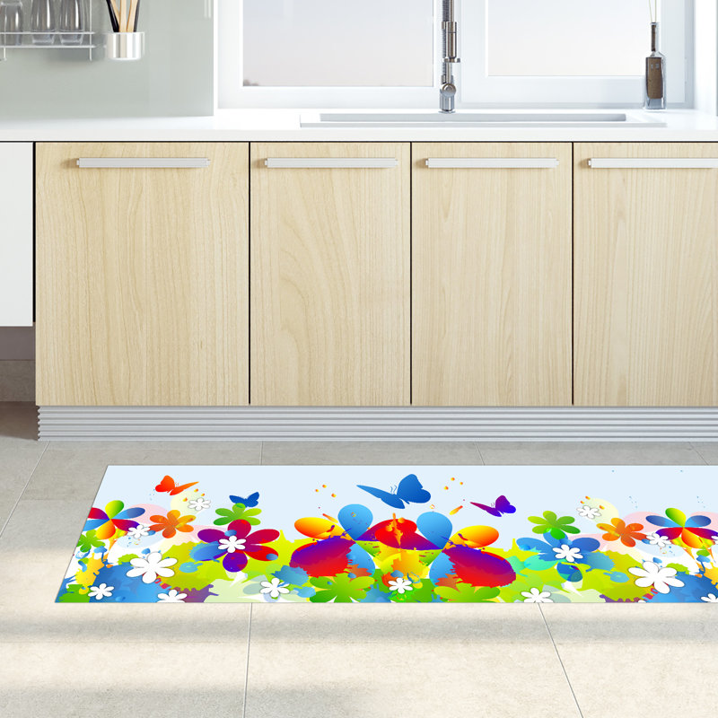 Frouwe Floral Area Rug, Rectangle 52 x 280cm