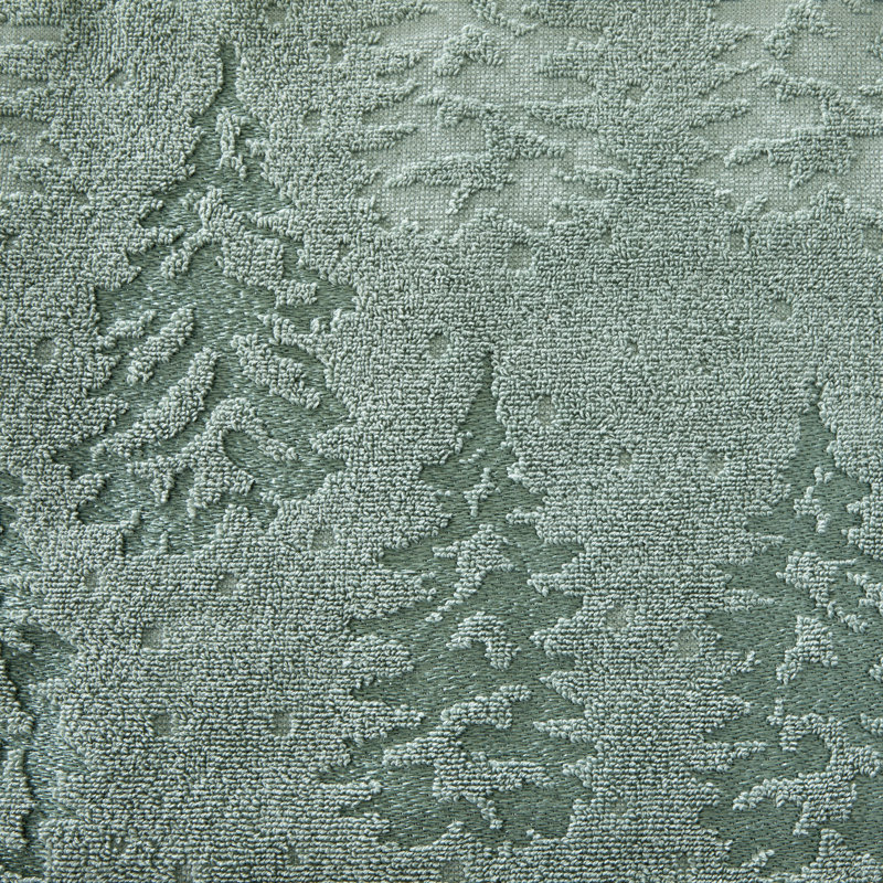 WISPY TREES JACQUARD BATH-SAGE