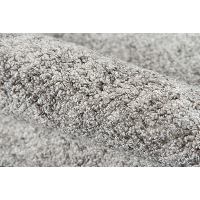 Tapis caramel touffeté à la main, Rectangle 8 pi 6 po x 11 pi 6 po