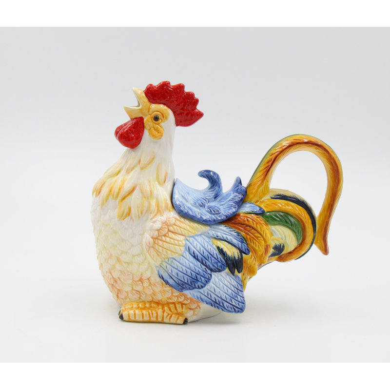 Ceramic Decorative Rooster Teapot 16oz