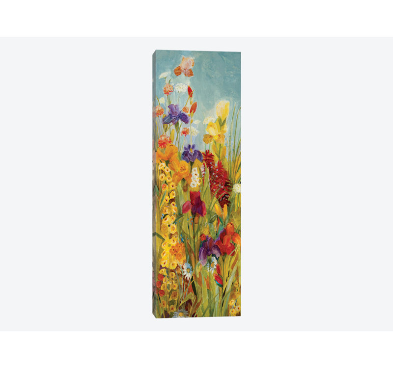 «Merriment I», reproduction sur toile, H 60 po x l 20 po x P 1,5 po, Toile tendue
