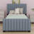 Upholstered Platform Bed With Trundle-704437396