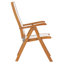 Chaise de patio pliante teck California
