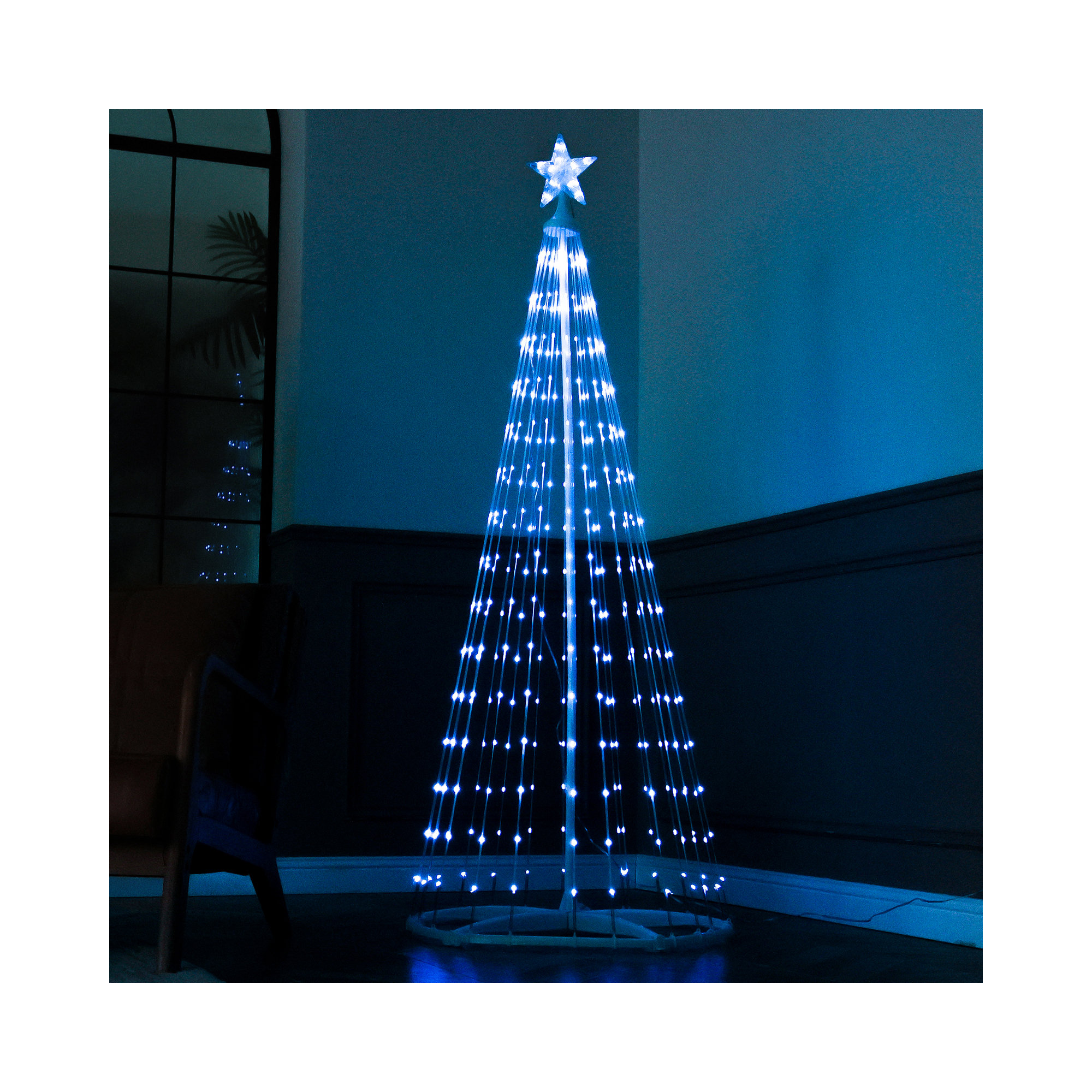 6 FT LED Christmas Tree Lighted Display