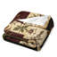 Jeté en flanelle Vintage Botanical_1, couverture douce et chaude pour le canapé-lit du salon-133659220