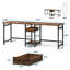Bureau double (sans tabourets)