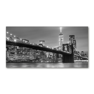 New York By Night - Wrapped Canvas Print