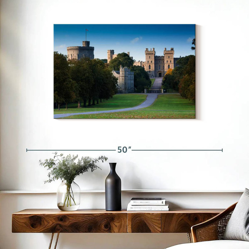 Kavia The Long Walk Windsor Castle, H 24 po x l 36 po
