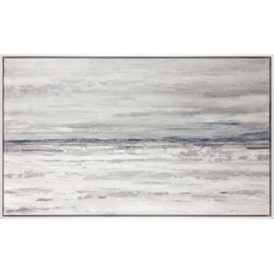 Coastal Grays Print by Lawrence Behunek