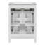 Ensemble de meuble-lavabo 24 po avec lavabo en céramique, meuble-lavabo peu encombrant - l 24 po x P 18 po x H 34 po, 2 portes à fermeture en douceur