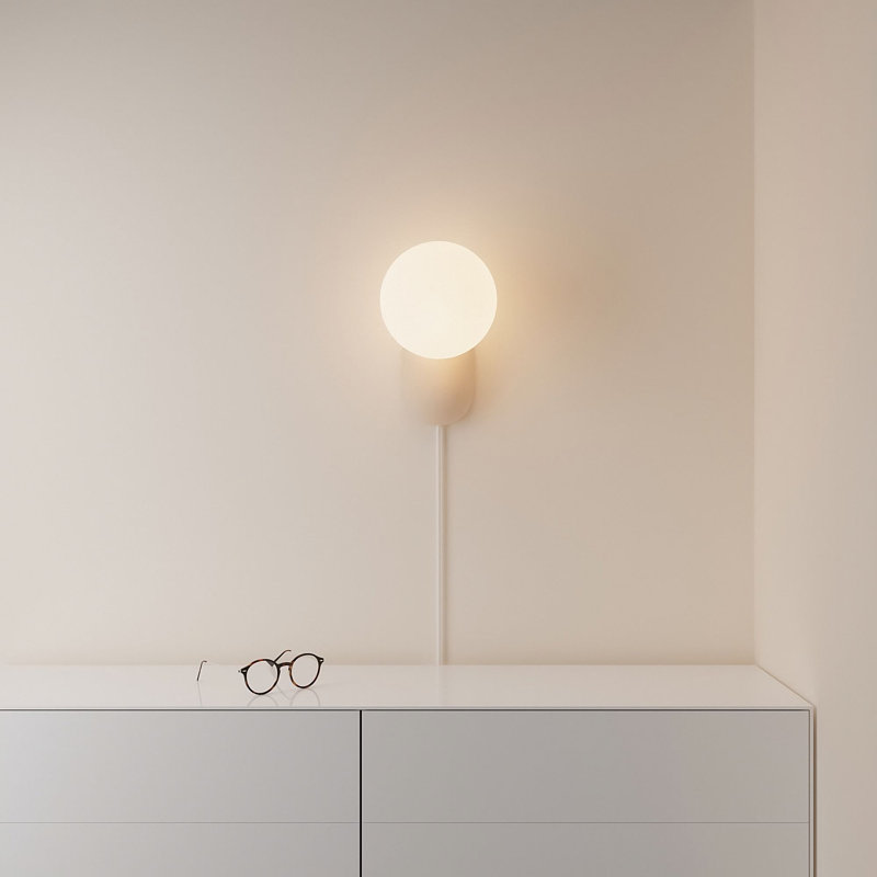 Cantilever Wall Light, Peach