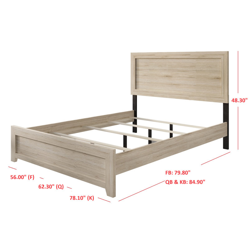 Laquaya Standard Bed, Queen