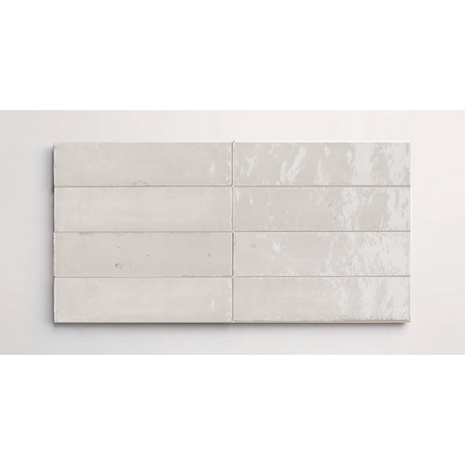 Flatiron 2 3/8" x 9 7/16" Glossy, Bianco