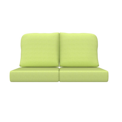 Amala Indoor/Outdoor Sunbrella® Loveseat Cushion by Birch Lane