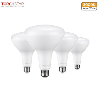 17 watts (100 watts équivalents), ampoule à DEL BR40 à intensité variable, blanc chaud (3000K) E26 / culot moyen (standard)