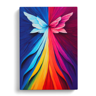 Angel Crayon - Wrapped Canvas Print