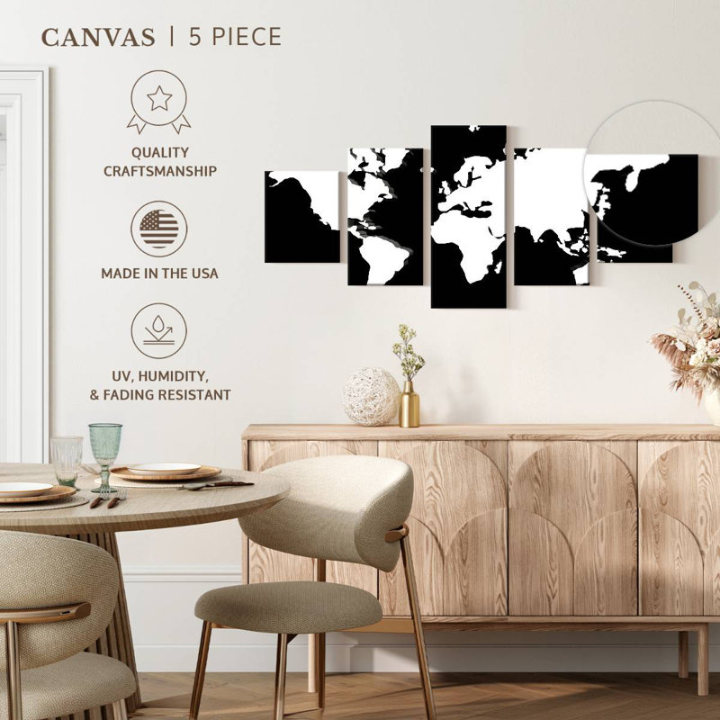 Carte du monde sombre
