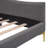 Twin Size Upholstered Daybed With Headboard And Armrest, Support Legs-1918868516