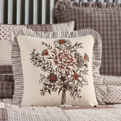 Housse de coussin en coton Florette